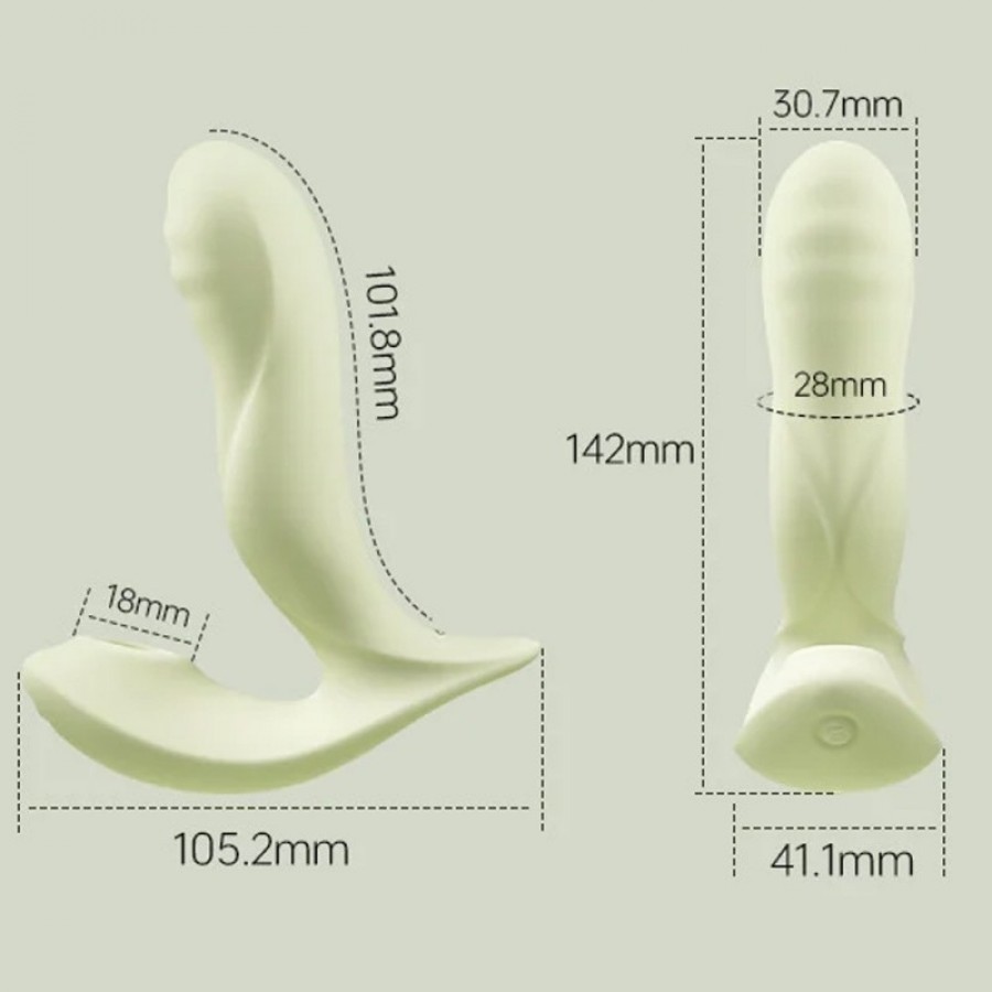 Многофункциональный вибратор для точки G с вакуумным стимулятором и нагревом Svakom Gabrielle