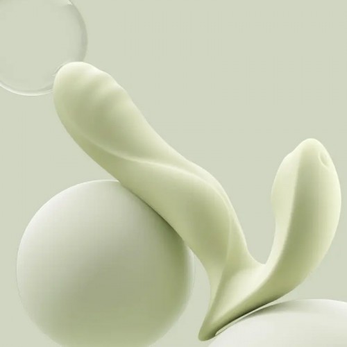 Многофункциональный вибратор для точки G с вакуумным стимулятором и нагревом Svakom Gabrielle Многофункциональный вибратор для точки G с вакуумным стимулятором и нагревом Svakom Gabrielle