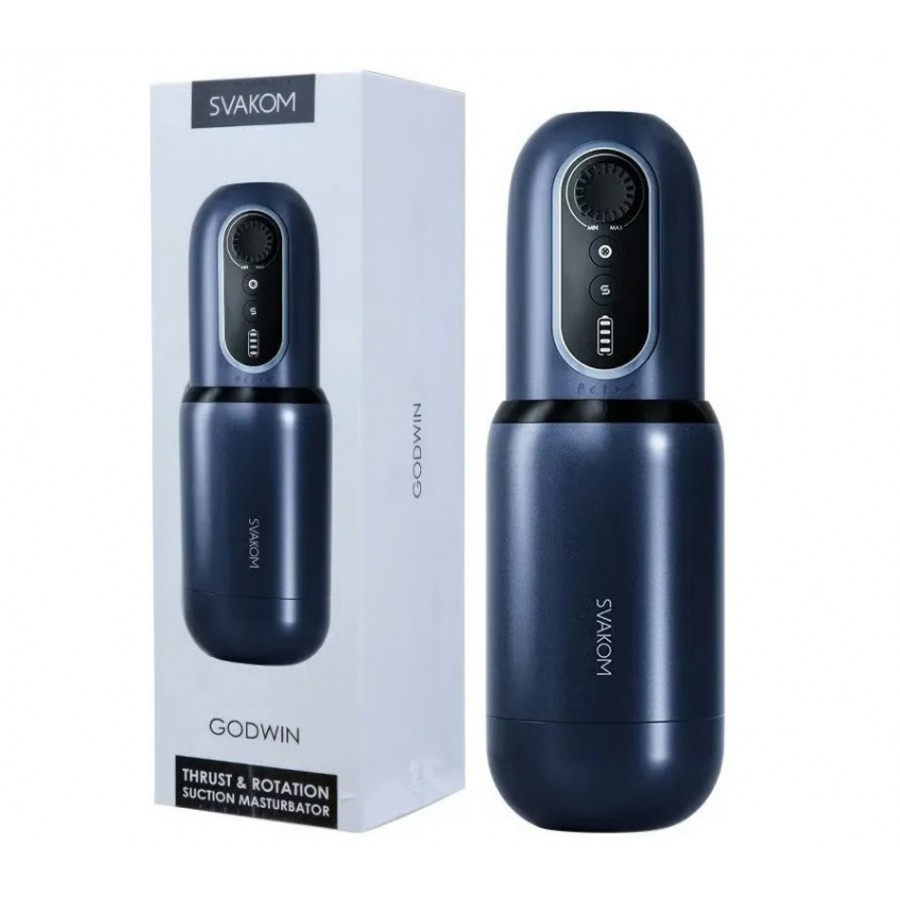 Автоматический мастурбатор с всасыванием, вращением и движениями SVAKOM Godwin