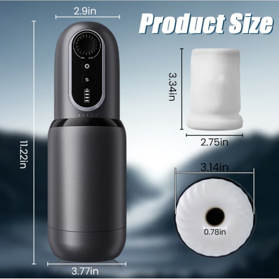 Автоматический мастурбатор с всасыванием, вращением и движениями SVAKOM Godwin