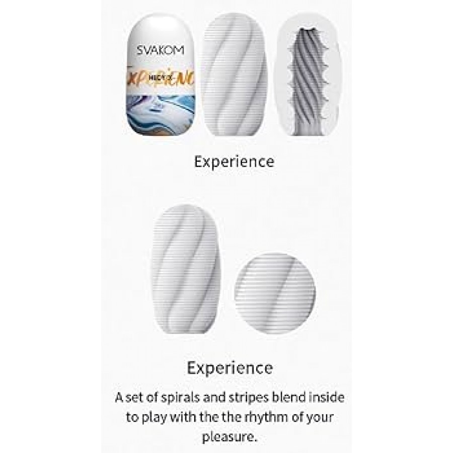 Мастурбатор-яйцо SVAKOM HEDY X EXPERIENCE