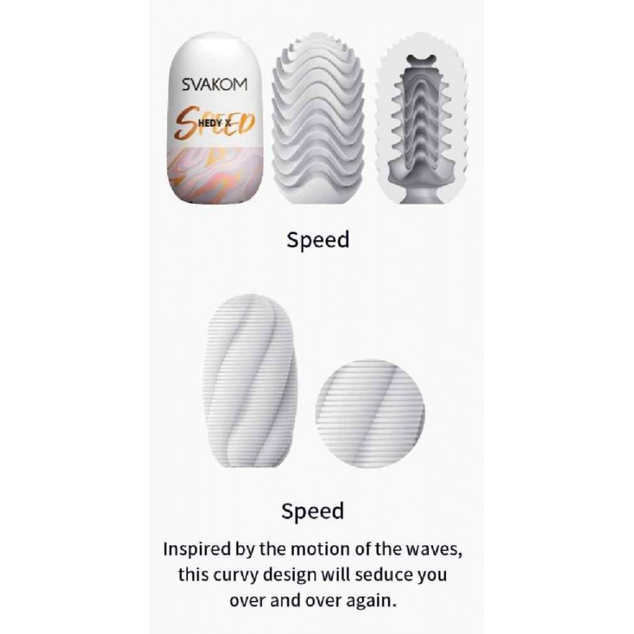 Мастурбатор-яйцо SVAKOM HEDY X SPEED