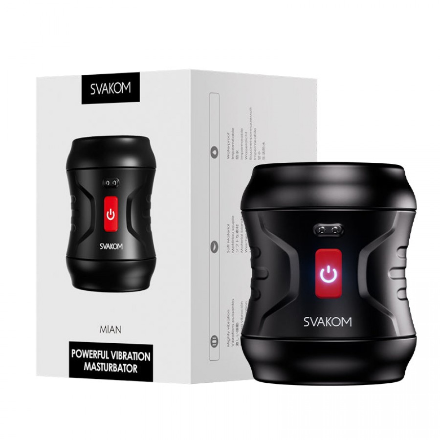 Мастурбатор с вибрацией и тренажер выносливости Svakom Mian