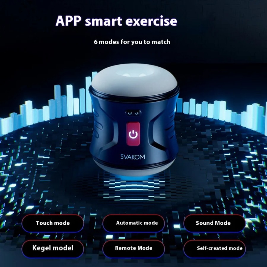 Мастурбатор с вибрацией и тренажер выносливости Svakom Mian