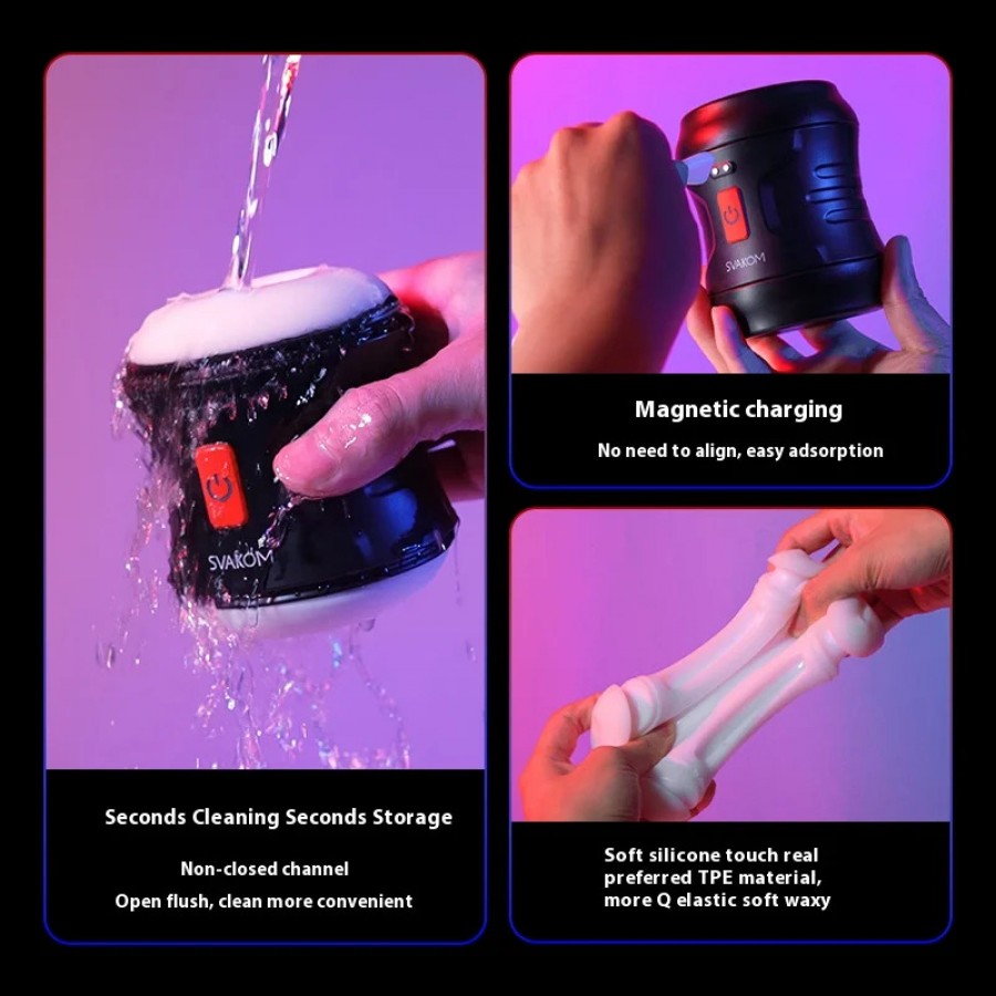 Мастурбатор с вибрацией и тренажер выносливости Svakom Mian