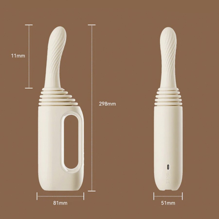 Компактная секс-машина с вакуумным стимулятором, нагревом и приложением SVAKOM Pulse Pro