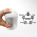 Мастурбатор с вибрацией TENGA Flip Zero Gravity White