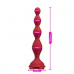 Анальная елочка с вибрацией 19,5 х 3,2 см, 9 режимов