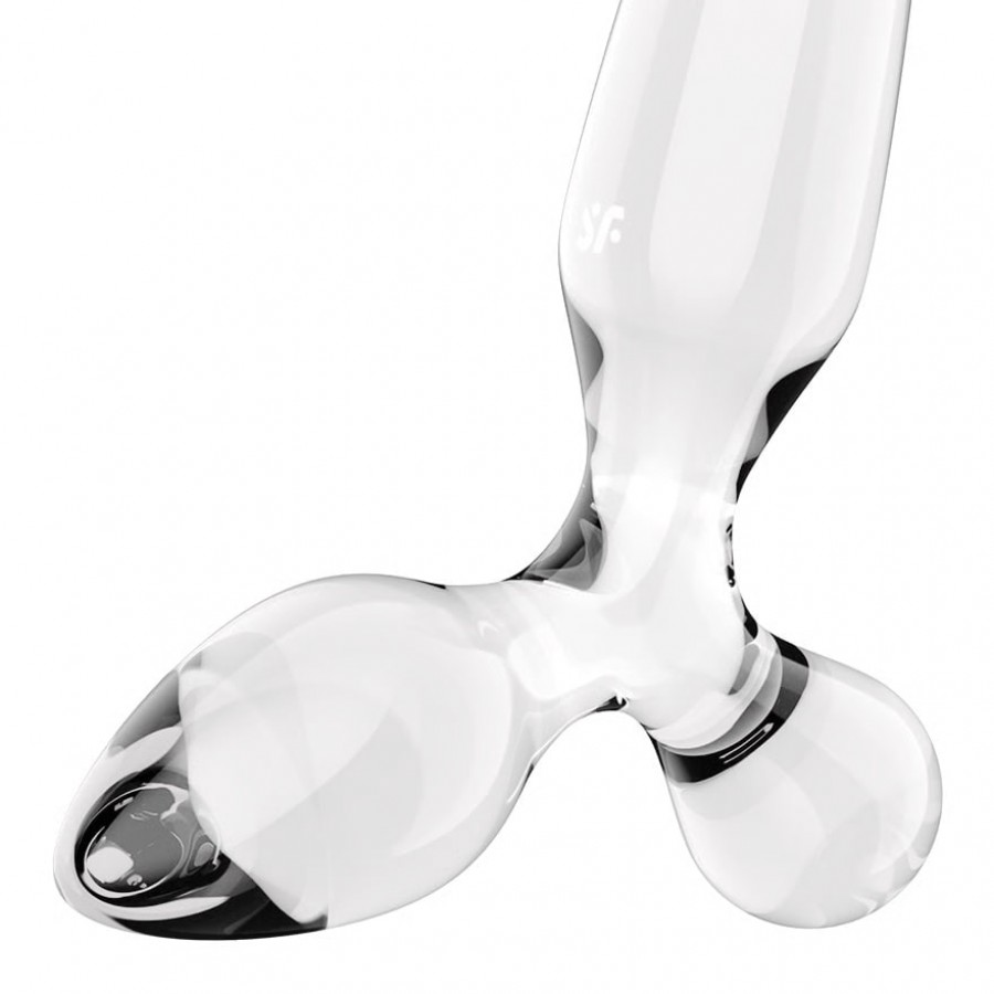 Стеклянная анальная пробка с тремя разными формами Satisfyer Triple Crystal 2