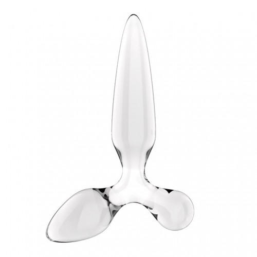 Стеклянная анальная пробка с тремя разными формами Satisfyer Triple Crystal 2