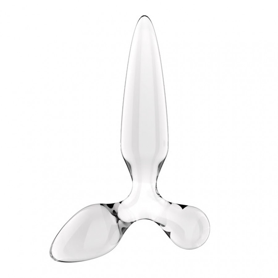 Стеклянная анальная пробка с тремя разными формами Satisfyer Triple Crystal 2