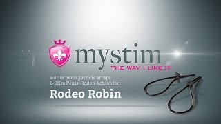 Mystim - Rodeo Robin e-stim penis testicle strap set