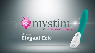 Классический вибратор Mystim Elegant Eric Red
