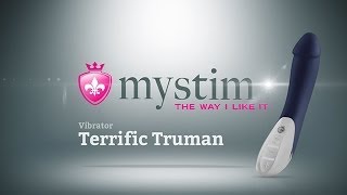 Классический вибратор Mystim Terrific Truman Naughty Pink