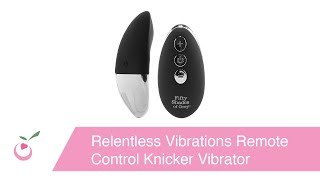 Клиторальный вибратор Fifty Shades of Grey Relentless Vibrations Remote Knicker Vibrator