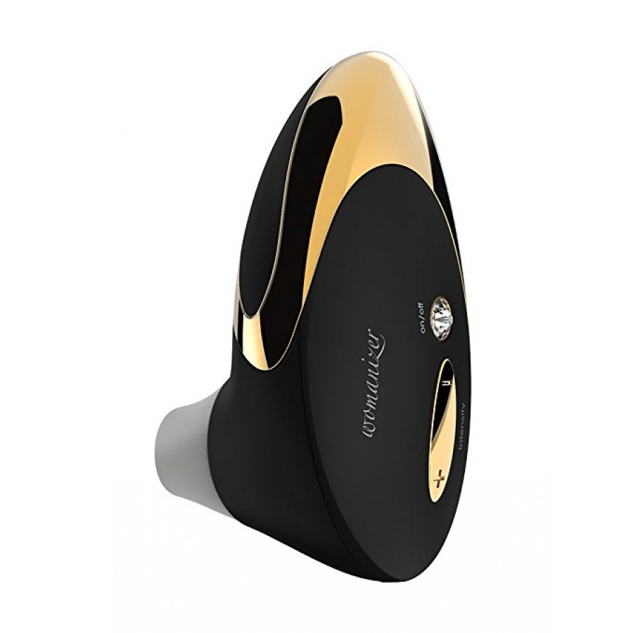 Вакуумный клиторальный стимулятор Womanizer Pro 500 Special Edition Gold Black